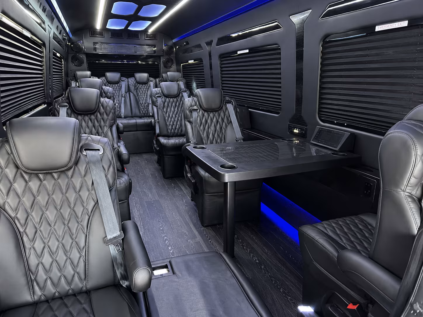 gastonia private event transportation onboard seating