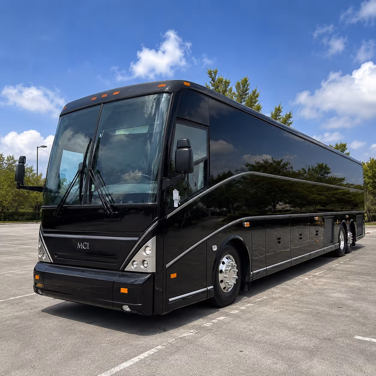 rock hill comfortable charter buses for government military personnel