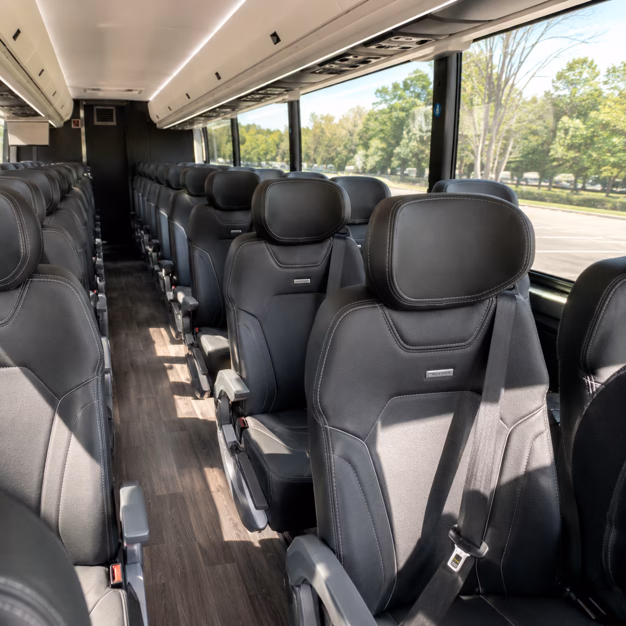 these buses are perfect for conference shuttles and site selector tours in gaston county